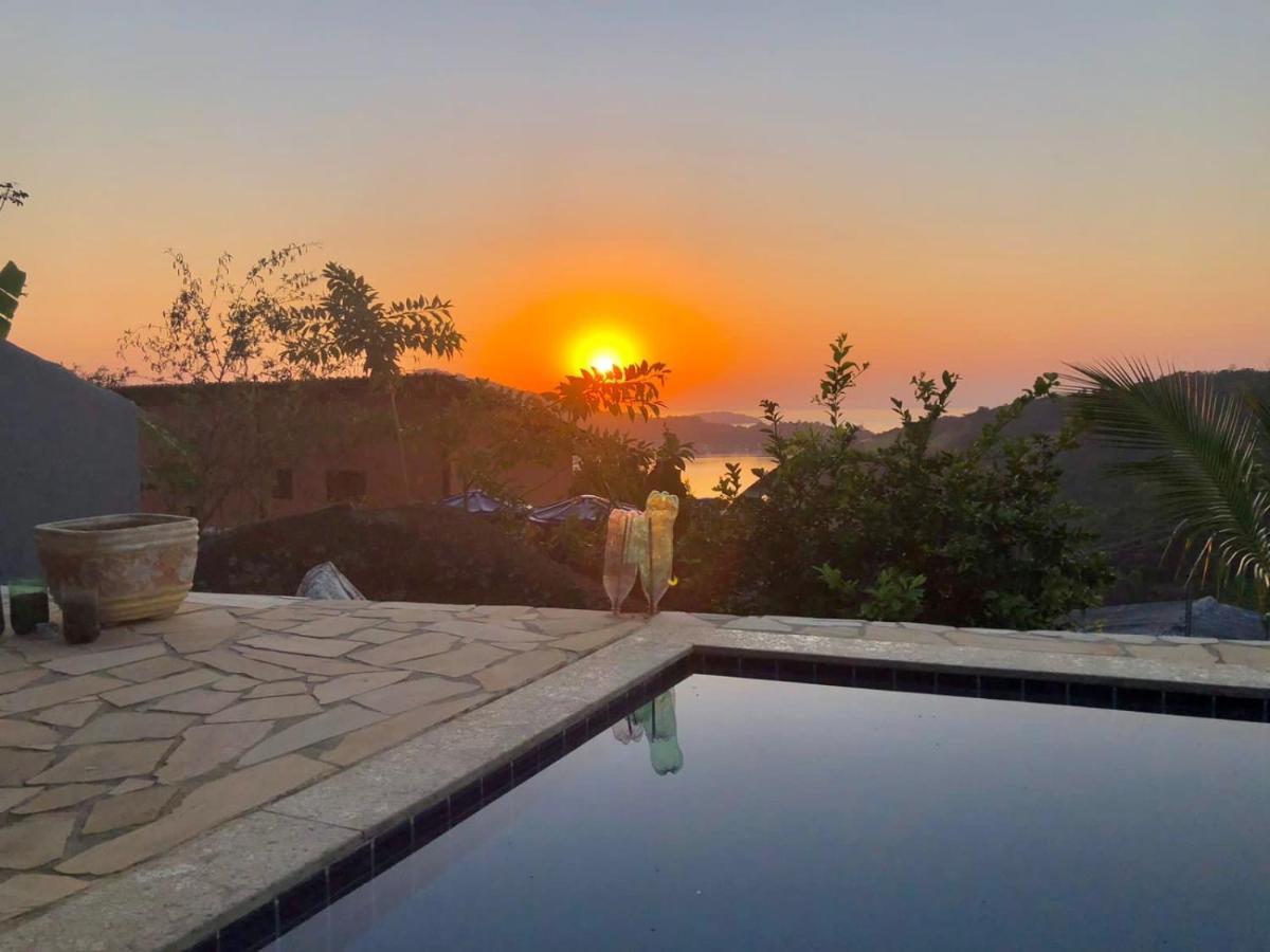 Casa Em Paraty, Piscina Com Vista Para O Mar Bagian luar foto