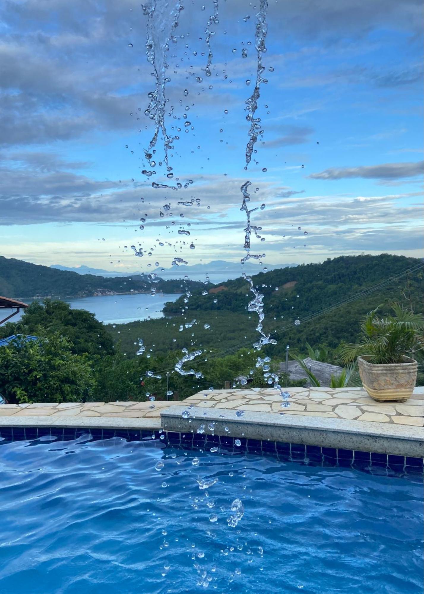 Casa Em Paraty, Piscina Com Vista Para O Mar Bagian luar foto