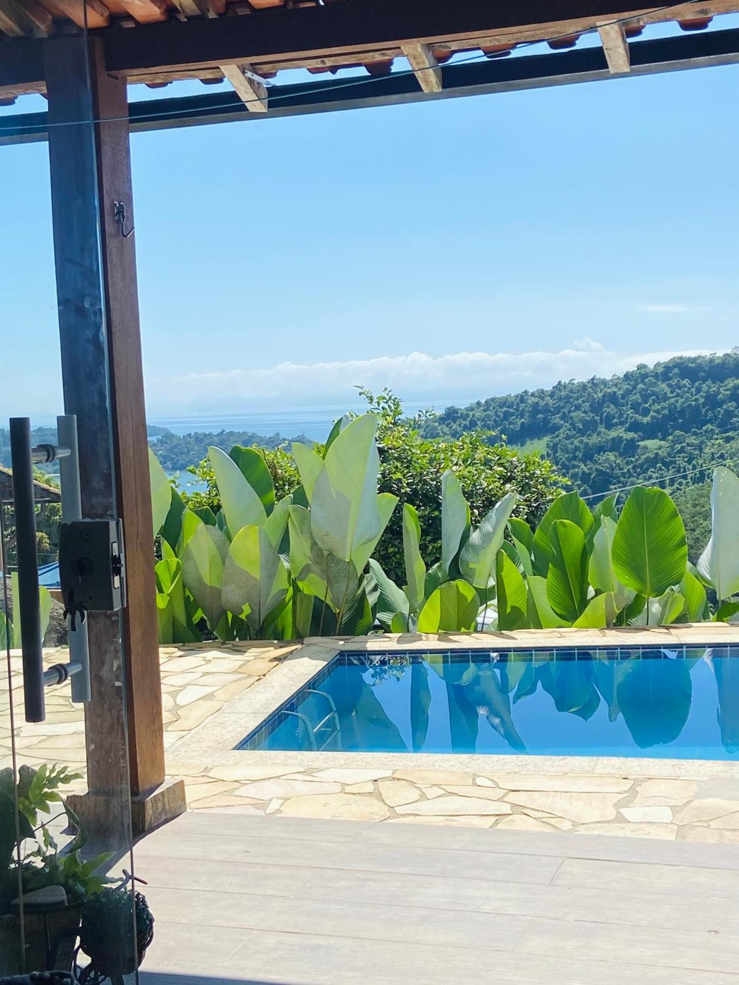 Casa Em Paraty, Piscina Com Vista Para O Mar Bagian luar foto